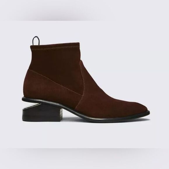 Alexander Wang burgundy suede Kori boots, US8,5 - Picture 6 of 12